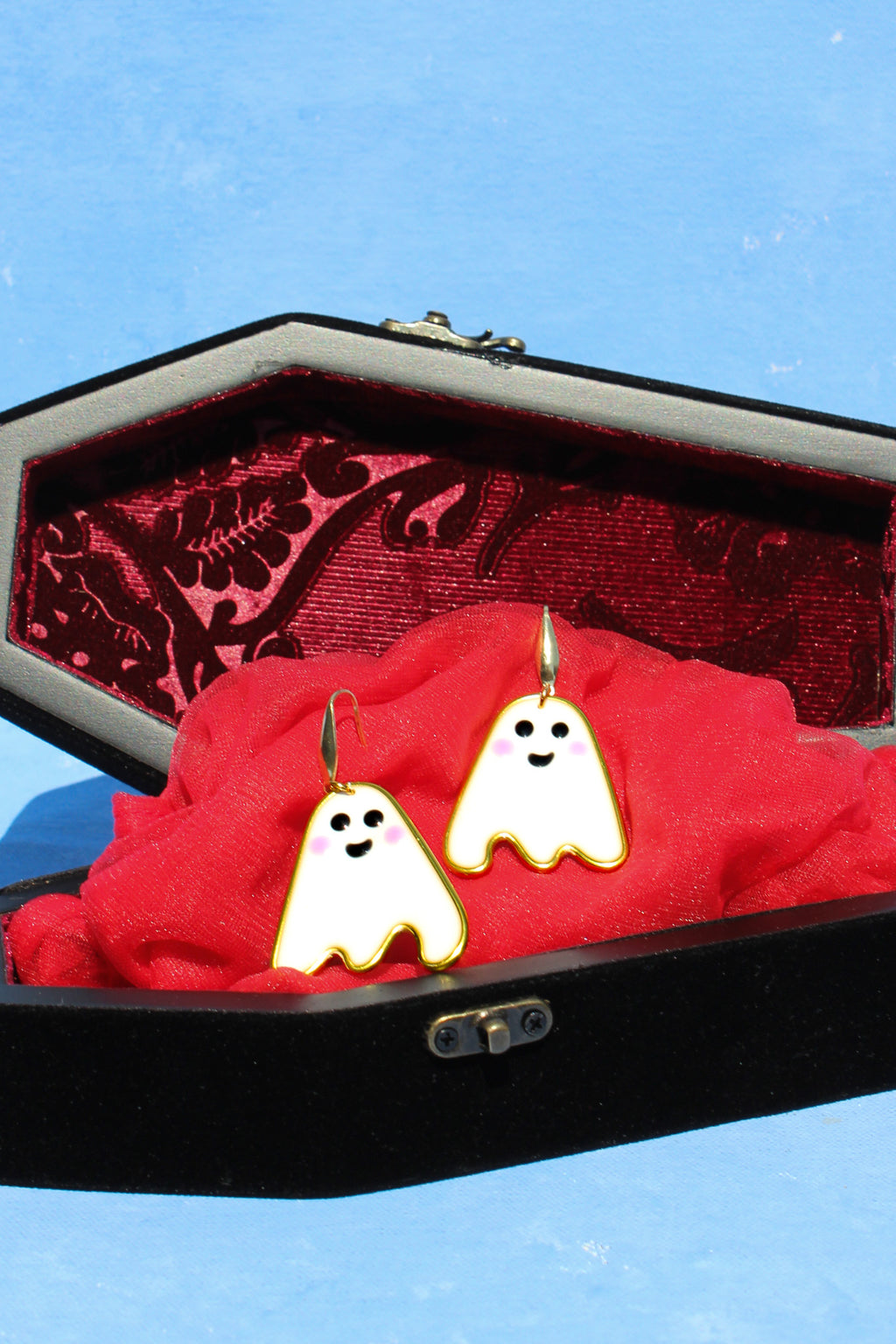 Halloween Ghosts! White + Medium-sized