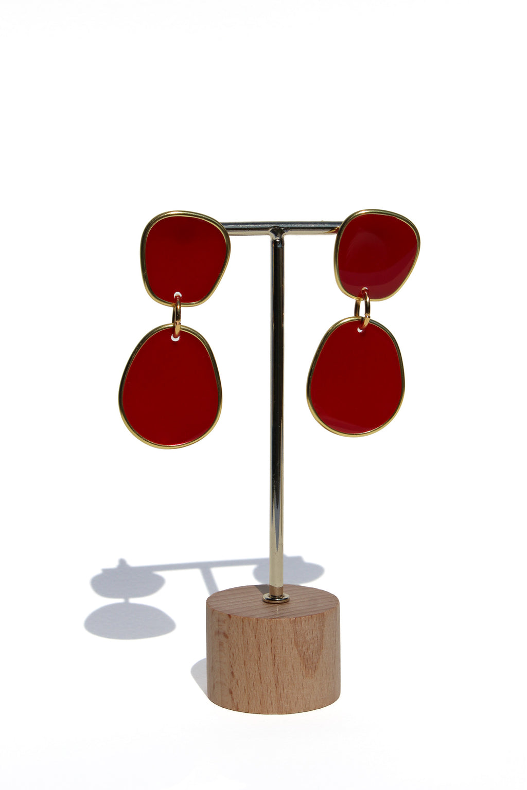 Game Day Gamecocks | Garnet Lightweight Statement Earrings