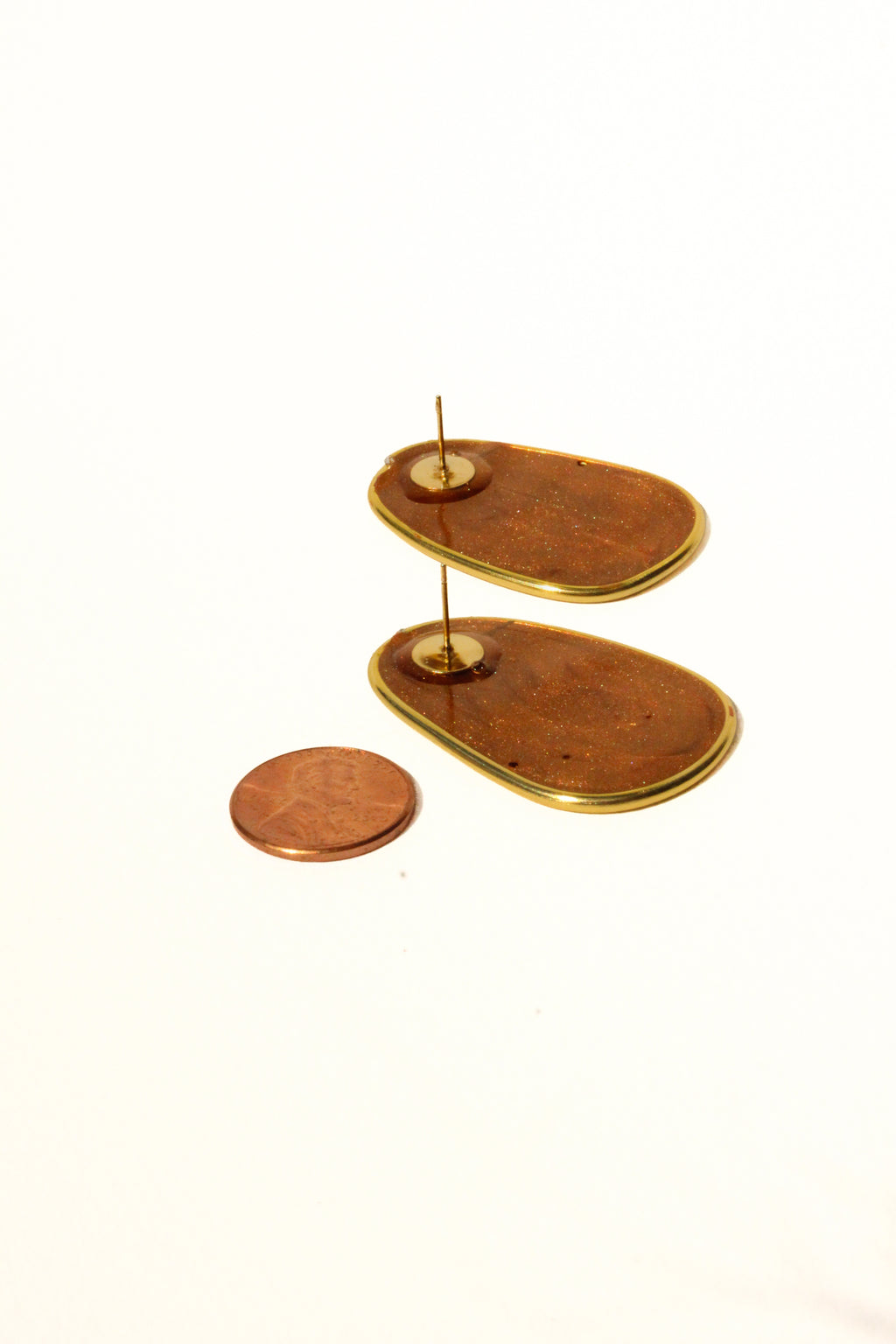 Penny 06 - Penny Handmade Light Resin Statement Earrings