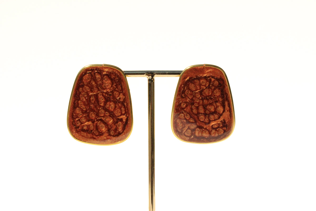 Penny 02 - Penny Handmade Light Resin Statement Earrings
